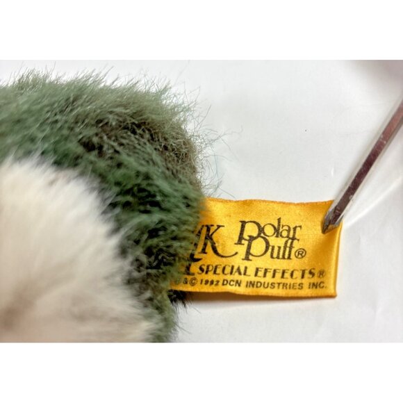 24K Polar Puff Duck Duckling Realistic Green Mallard Baby Plush 1992 Clay 4241 - Picture 6 of 8